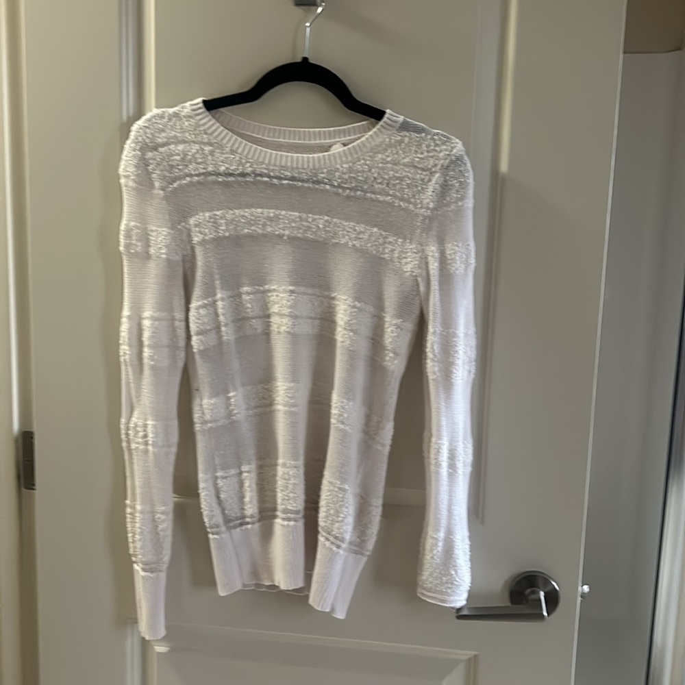 Loft cardigan semitransparent sweater womans extra small long sleeve